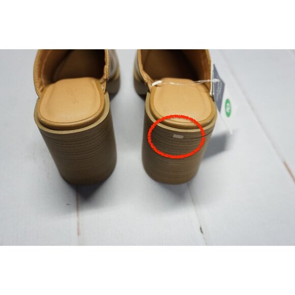 Universal Thread Women's Tan Tess Platform Mule Heels - Size 10, NWT - Picture 14 of 15